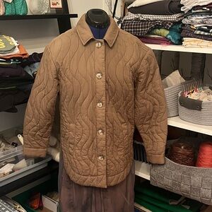 Madewell Tan Quilted Jacket